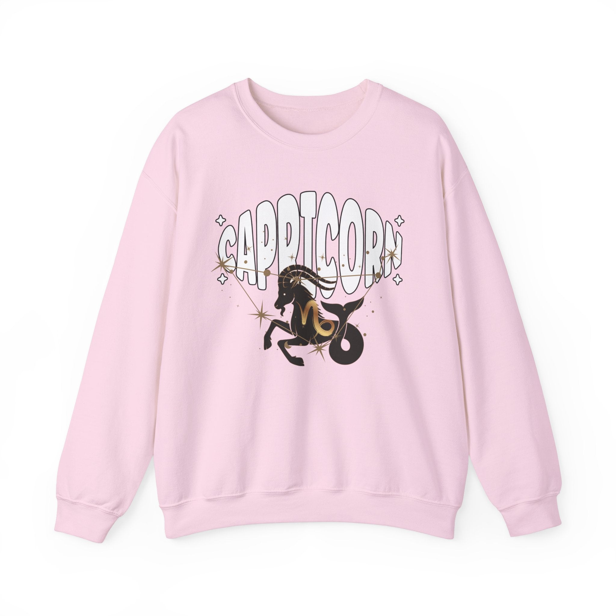 Capricorn Zodiac Casual Unisex Crewneck Sweatshirt